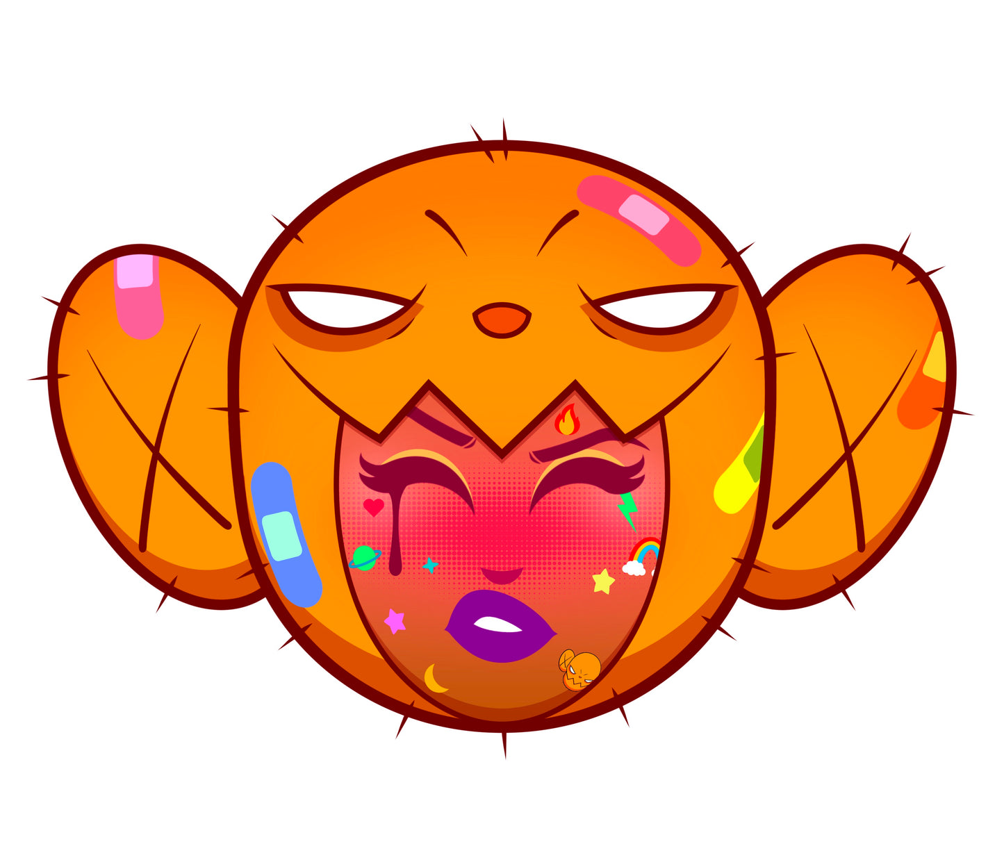 Bongo X Girl Acrylic keychain