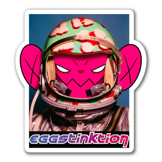 Ham the space chimp sticker